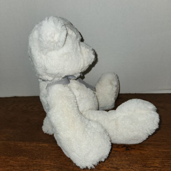 White Teddy Bear Lullaby by Russ Baby Excellent Condition 12" H - Picture 4 of 7